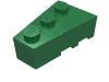 Набор LEGO Wedge 3 x 2 Left, Зеленый