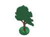 Набор LEGO Plant Flat Horse Chestnut Tree with Hollow Base, Coloured Trunk, Зеленый