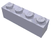 Набор LEGO Brick 1 x 4, Светло-сиреневый