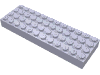 Набор LEGO Brick 4 x 12, Светло-сиреневый