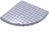 Набор LEGO Brick, Round Corner 12 x 12, Светло-сиреневый