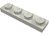 Набор LEGO Plate 1 x 4, Glow In Dark Opaque