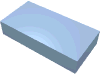 Набор LEGO Tile 1 x 2 without Groove, Bright Light Blue