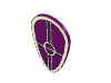 Набор LEGO Minifig Accessory Shield Ovoid with SW Gungans Patrol Shield Print Bings, Episode, Forcefield, Gungans, I, Jar, Naboo, Star, Wars, Фиолетовый