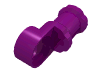 Набор LEGO Technic Axle and Pin Connector Toggle Joint Smooth, Фиолетовый