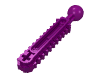 Набор LEGO Technic Gear Rack Double with Ball Joint, Фиолетовый