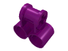 Набор LEGO Technic Axle and Pin Connector Perpendicular Double, Фиолетовый