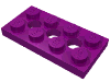 Набор LEGO Technic Plate 2 x 4 [3 Holes], Фиолетовый