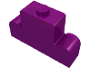 Набор LEGO Brick Curved 1 x 4 x 2 Centre Stud Top [aka Fabuland Radiator], Фиолетовый