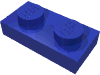 Набор LEGO Plate 1 x 2, Dark Blue-Violet