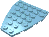 Набор LEGO Boat Bow Plate 7 x 6 with Stud Notches, Небесно-голубой