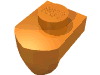 Набор LEGO Plate Special 1 x 1 with Vertical Tooth, Оранжевый