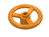 Набор LEGO Technic Steering Wheel Small (3 Studs Diameter), Оранжевый