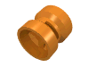 Набор LEGO Wheel 8 x 9 with Hole Notched for Wheels Holder Pin, Оранжевый