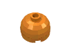 Набор LEGO Brick Round 2 x 2 Dome Top - Blocked Open Stud with Bottom Axle Holder x Shape + Orientation, Оранжевый