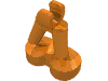 Набор LEGO Minifig Martian Legs, Оранжевый