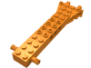 Набор LEGO Technic Brick Special 12 x 2 with 2 Side and 2 End Pins, Technic Holes, and 4W Flared End, Оранжевый