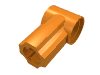 Набор LEGO Technic Axle and Pin Connector Angled #1, Оранжевый