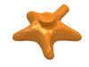 Набор LEGO Animal Starfish, Оранжевый