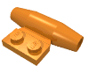 Набор LEGO Engine - Smooth, Small 1 x 2 Side Plate [With Axle Holders], Оранжевый