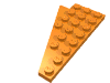 Набор LEGO Wedge Plate 8 x 4 Wing Right, Оранжевый