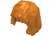 Набор LEGO Minifig Hair Female Mid-Length, Оранжевый