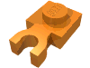Набор LEGO Plate Special 1 x 1 with Clip Vertical [Thick U Clip], Оранжевый
