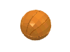 Набор LEGO Minifig Basketball [Plain], Оранжевый