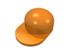 Набор LEGO Minifig Cap Long Peak, Оранжевый