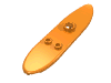 Набор LEGO Minifig Surfboard [Long], Оранжевый