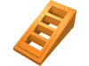Набор LEGO Slope 18В° 2 x 1 x 2/3 with 4 Slots, Оранжевый