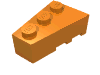 Набор LEGO Wedge 3 x 2 Left, Оранжевый