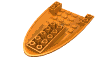 Набор LEGO Aircraft Fuselage Curved Forward 6 x 10 Bottom, Оранжевый