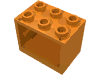 Набор LEGO Cupboard 2 x 3 x 2 with Hollow Studs, Оранжевый