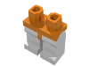 Набор LEGO Hips and White Legs, Оранжевый