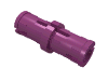 Набор LEGO Technic Pin with Friction Ridges Lengthwise and Center Slots, Пурпурный