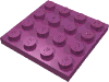 Набор LEGO Plate 4 x 4, Пурпурный