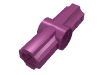 Набор LEGO Technic Axle and Pin Connector Angled #2 - 180В°, Пурпурный