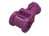 Набор LEGO Technic Axle Connector with Axle Hole, Пурпурный