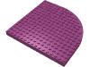 Набор LEGO Brick Round Corner 16 x 16, Пурпурный
