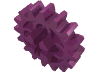 Набор LEGO Technic Gear 16 Tooth with Round Holes [Old Style], Пурпурный