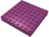 Набор LEGO Brick 8 x 8, Пурпурный