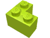 Набор LEGO Brick 2 x 2 Corner, Лайм