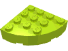 Набор LEGO Brick Round Corner 4 x 4 Full Brick, Лайм