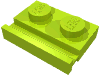 Набор LEGO Plate Special 1 x 2 with Door Rail, Лайм