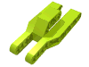 Набор LEGO Technic Beam 3 x 7 x 2 Fork 3 Fingers, Лайм