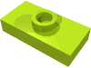 Набор LEGO Plate Special 1 x 2 with 1 Stud without Groove (Jumper), Лайм