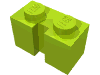 Набор LEGO Brick Special 1 x 2 with Groove, Лайм