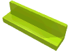 Набор LEGO Panel  1 x  4 x  1 with Rounded Corners [Thick Wall], Лайм
