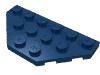Набор LEGO Wedge Plate 3 x 6 Cut Corners, Темно-синий